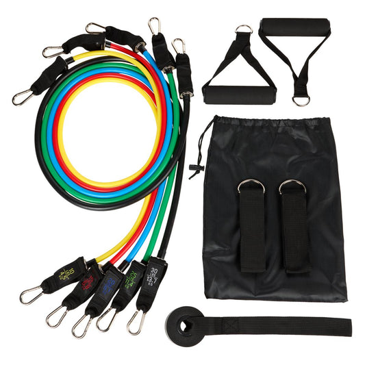 Multifunctional Resistance Band Kit with Carrying Pouch